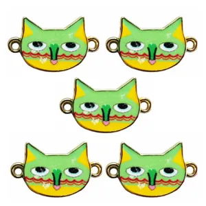 آویز دستبند دخترانه مدل گربه کد 162 بسته 5 عددی