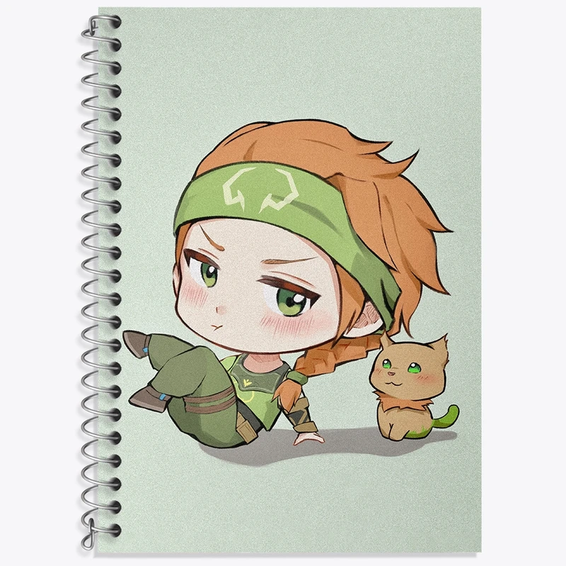 دفتر لغت 50 برگ خندالو طرح بازی ولورانت (Valorant) کد 33061