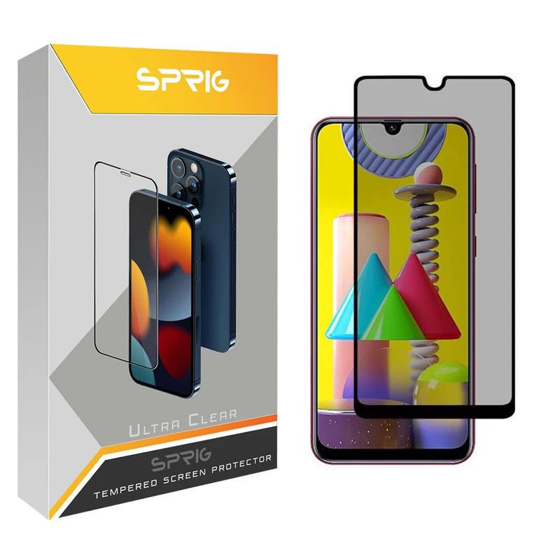 محافظ صفحه نمایش حریم شخصی اسپریگ مدل PRVSP مناسب برای گوشی موبایل سامسونگ Galaxy M31