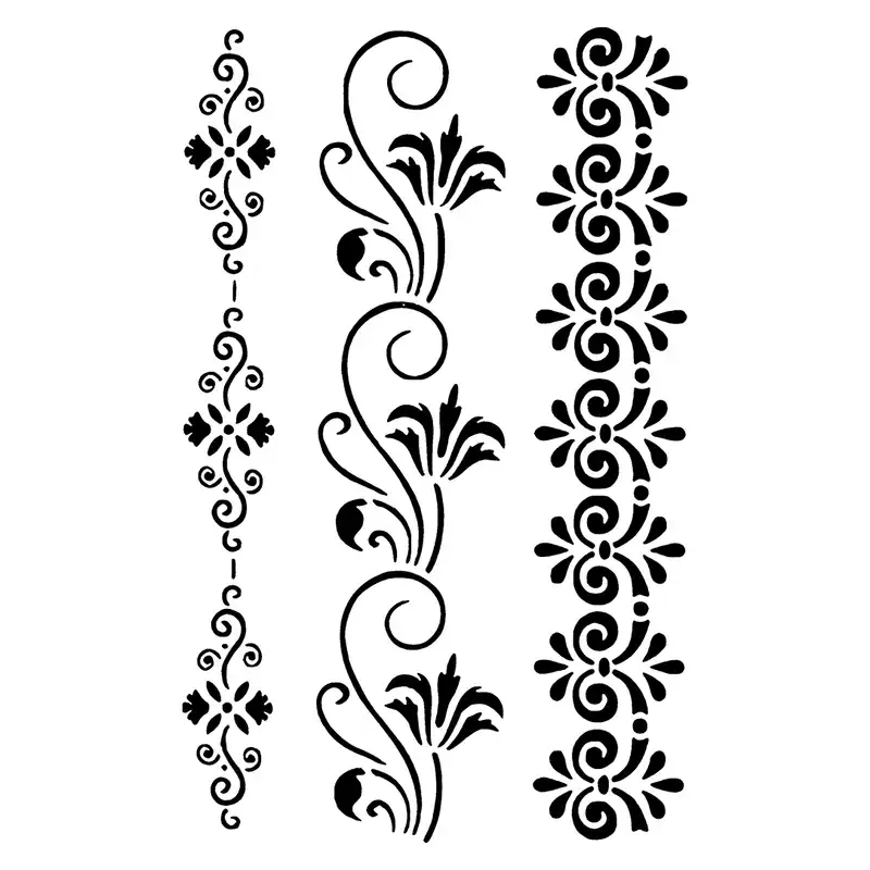 شابلون باتیس آرت طرح حاشیه کد 50-510