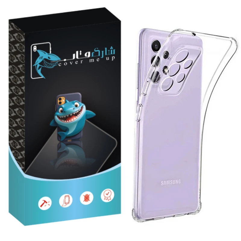کاور شارک قاب مدل Crystal مناسب برای گوشی موبایل سامسونگ Galaxy A33