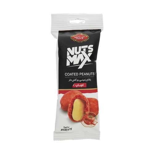 بادام زمینی روکش دار با طعم کچاپ گلستان - 30 گرم