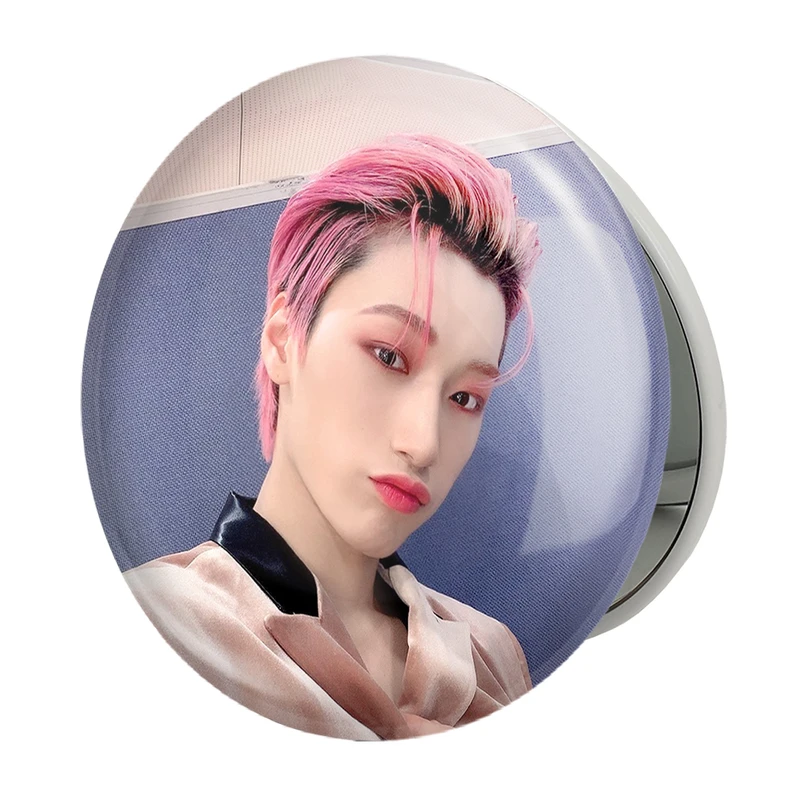 آینه جیبی خندالو طرح سان گروه ایتیز ATEEZ مدل تاشو کد 12296 