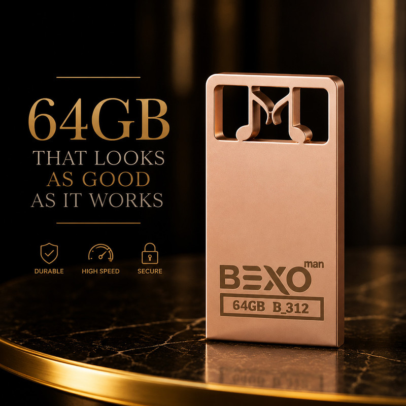 فلش مموری بکسو مدل Music-312 ظرفیت 64 گیگابایت با رابط USB 2.0
