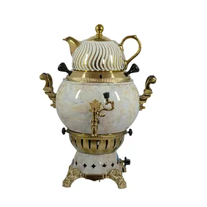 سماور گازی مدل سه کاره اطلسی ظرفیت 6 لیتر