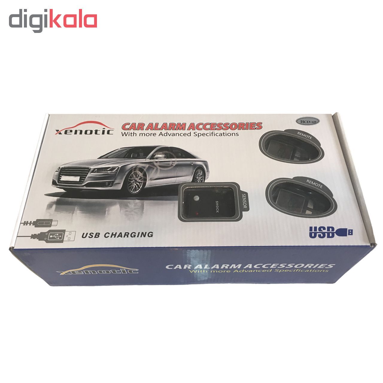 دزدگیر خودرو زنوتیک مدل پی ال سی کد ریموت PLC Car Alarm Xenotic HCD-121 main 1 1