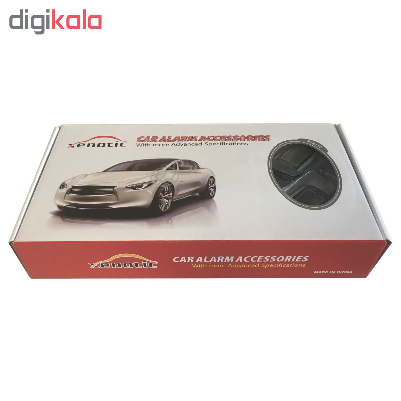 دزدگیر خودرو زنوتیک مدل پی ال سی کد ریموت PLC Car Alarm Xenotic FM-A21