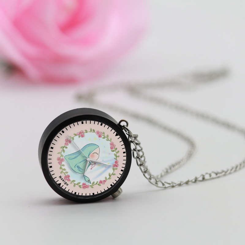 ساعت گردنبندی عقربه ای ناکسیگو مدل جشن تکلیف کد NF12642