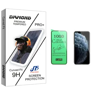 JF Diamond glass Ceramics Screen Protector For Apple iPhone X اپل