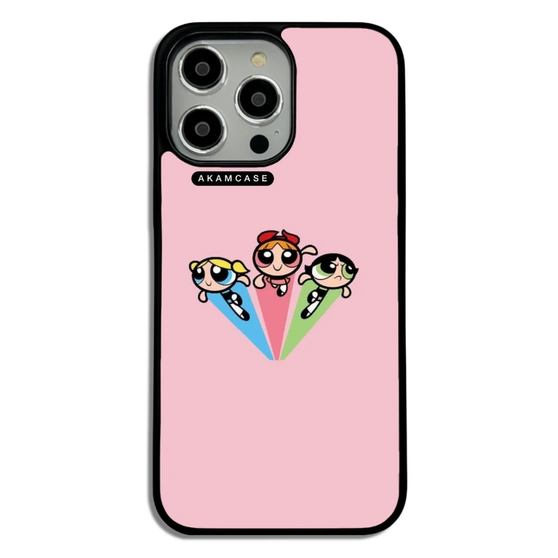 کاور آکام مدل AMCWA14PROMAX-POWER PUFF GIRLS10  مناسب برای گوشی موبایل اپل iPhone 14 Pro Max