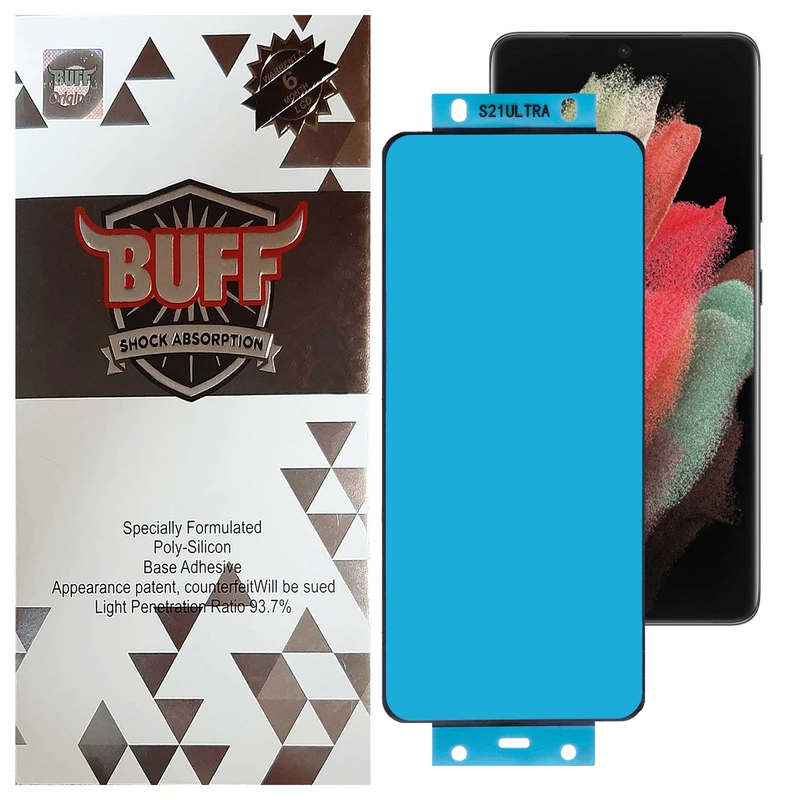 محافظ صفحه نمایش بوف مدل New Silicone-G مناسب برای گوشی موبایل سامسونگ Galaxy S21 Ultra / S21 Ultra 5G