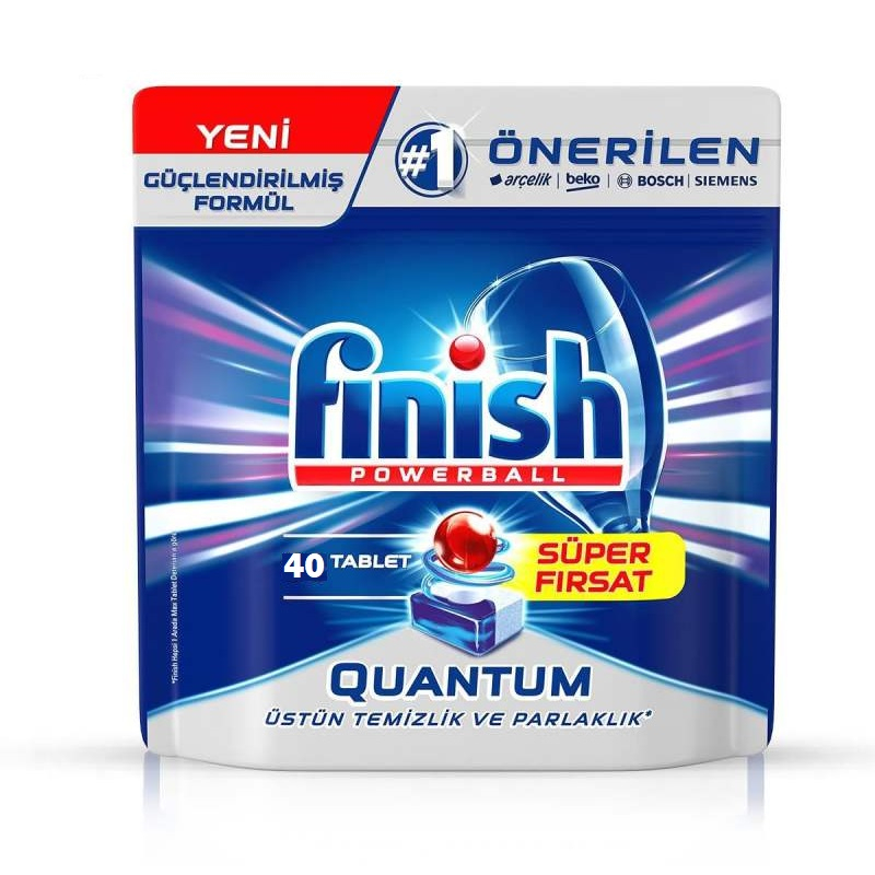 قرص ظرفشویی فینیش مدل Quantum بسته 40 عددی