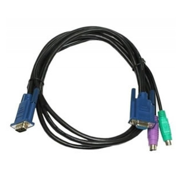 کابل KVM سه به یک و 3 متری ادیمکس مدل EK-C30D سازگار با EK-08RE و EK-16RE