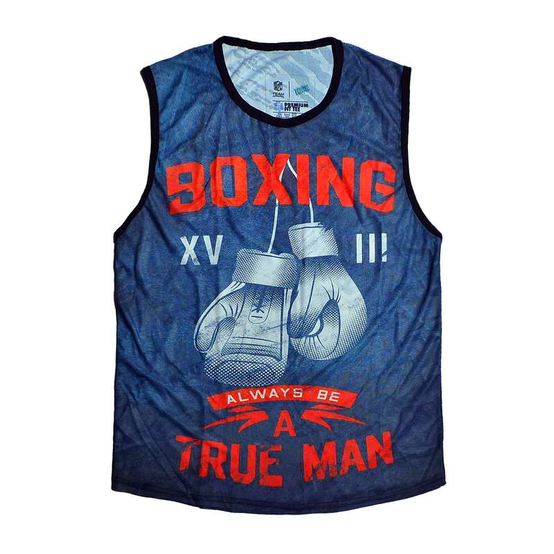 تاپ ورزشی مردانه طرح بوکسینگ مدل T0034