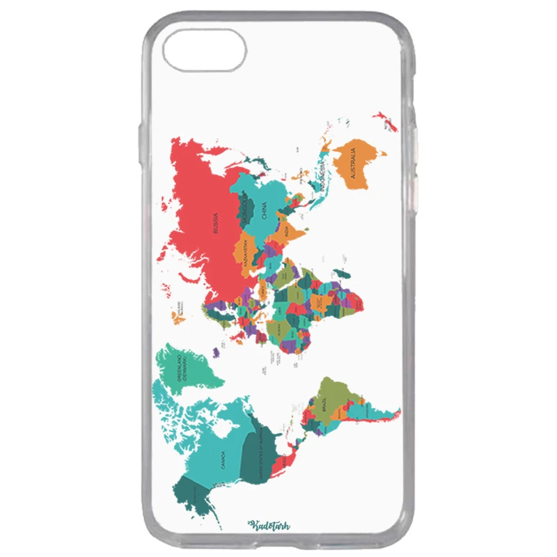 کاور طرح Map مناسب برای گوشی موبایل اپل IPhone 7 / 8  Plus