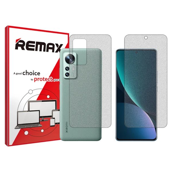 محافظ صفحه نمایش مات ریمکس مدل HyMTT مناسب برای گوشی موبایل شیائومی 12 Pro به همراه محافظ پشت گوشی