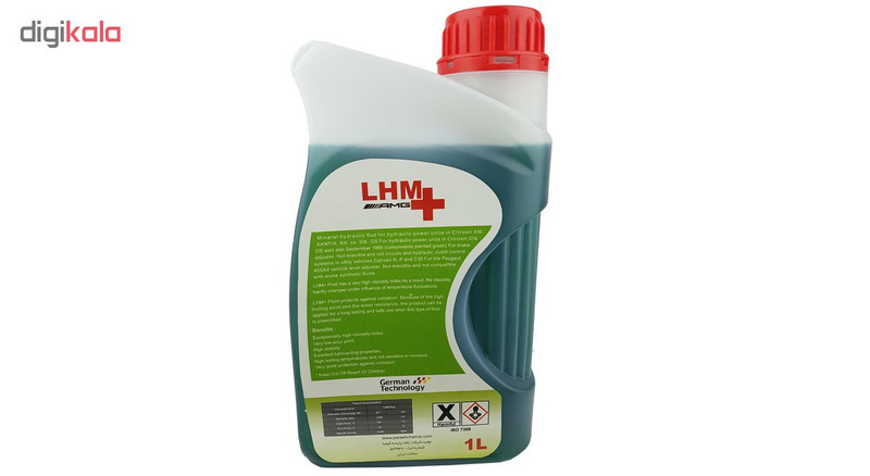 روغن هیدرولیک خودرو ای ام جی مدل LHM Plus حجم 1 لیتر