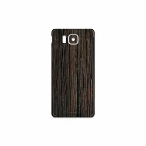 MAHOOT Burned Wood Cover Sticker for Samsung Galaxy Alpha