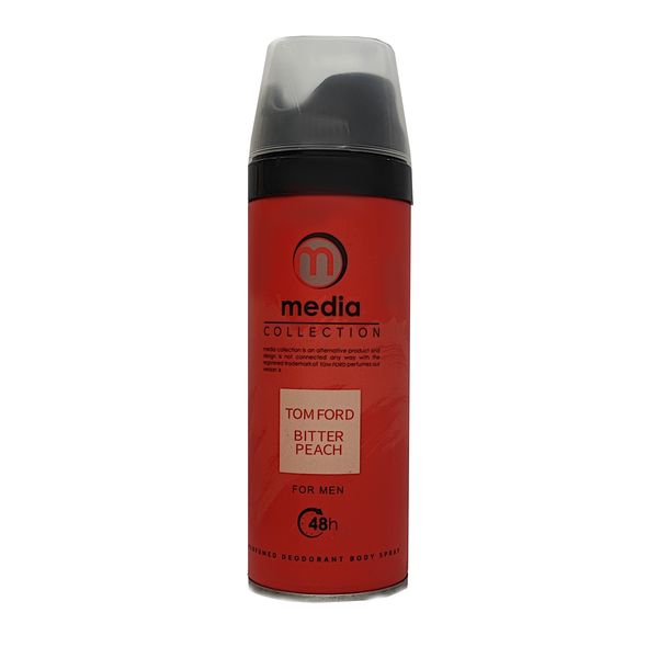 اسپری خوشبو کننده بدن مردانه مدیا مدل Tomford Bitter peach حجم 200 میلی لیتر
