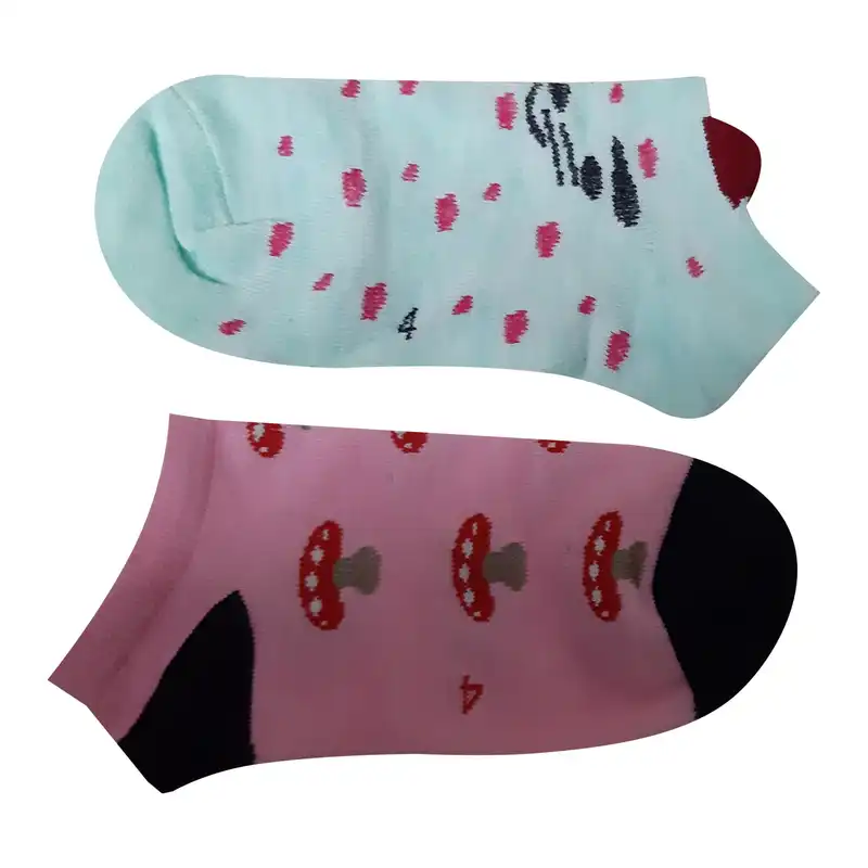 جوراب دخترانه کد 210 مجموعه 2 عددی