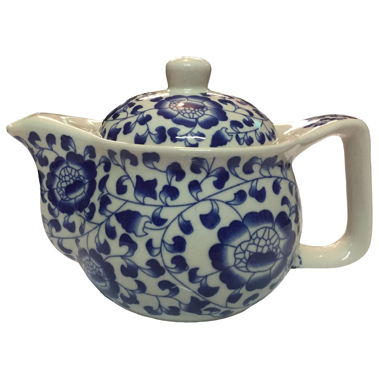قوری طرح گل آبی