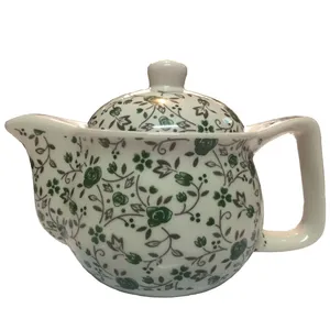 قوری طرح گل سبز