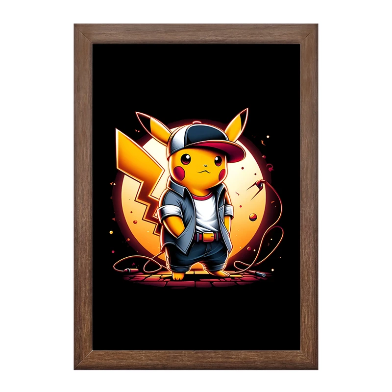 تابلو خندالو طرح انیمه پوکمون (pokemon) کد F6965