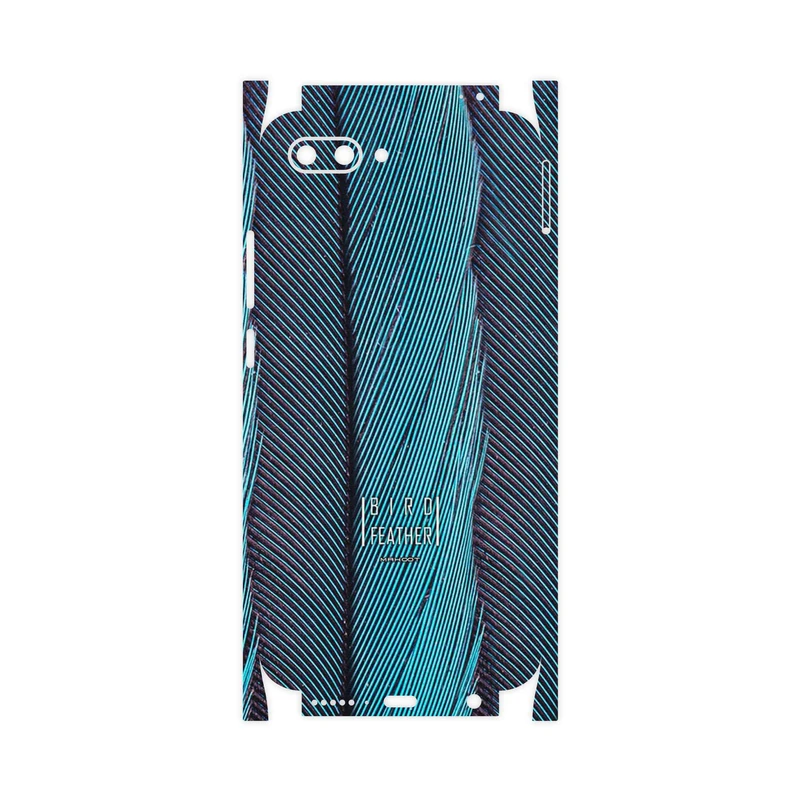برچسب پوششی ماهوت مدل Turquoise feathers-FullSkin مناسب برای گوشی موبایل آنر 10