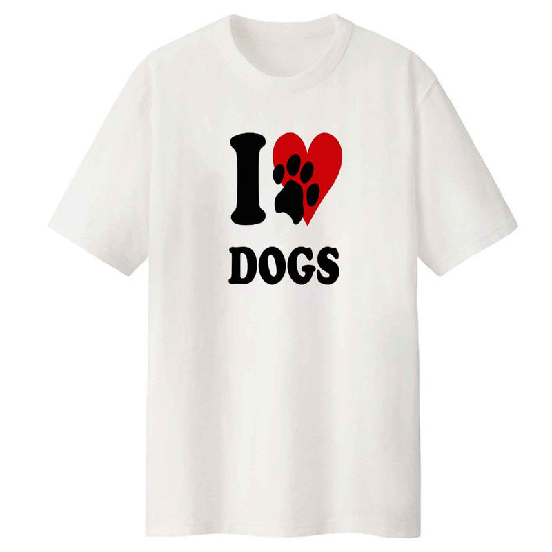 تی شرت لانگ آستین کوتاه زنانه مدل DOGS کد LL288 S