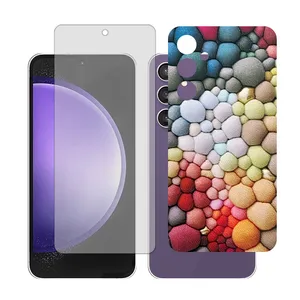 Glass Together model transparent Screen Protector Suitable for Samsung Galaxy S23 FE Mobile Phone with Back cover sticker