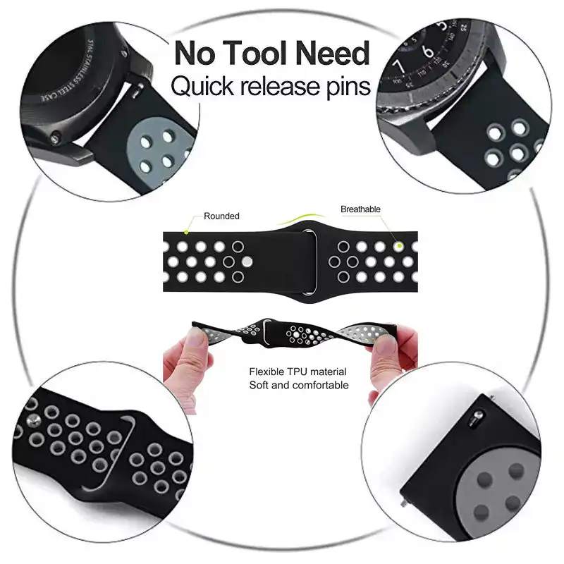 بند کروکودیل مدل NK مناسب برای ساعت هوشمند میبرو Watch Lite2