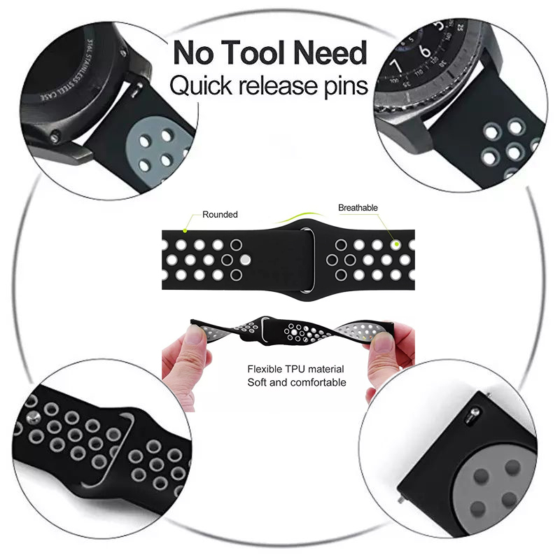 بند کروکودیل مدل NK مناسب برای ساعت هوشمند کیسلکت kieslect KR Pro