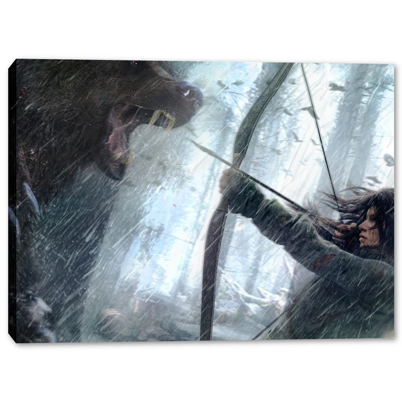 تابلو بوم وی وین آرت طرح Tomb Raider کد 322