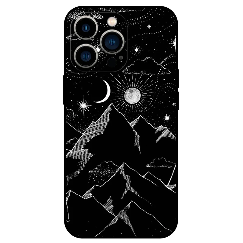 کاور مگافون طرح کوه مدل 8078 مناسب برای گوشی موبایل اپل Iphone 14 Pro Max  
