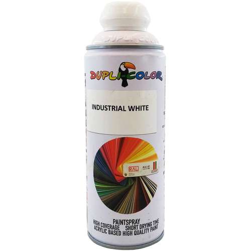 اسپری رنگ سفید صنعتی (یخچالی) دوپلی کالر مدل INDUSTRIAL WHITE حجم 400 میلی لیتر