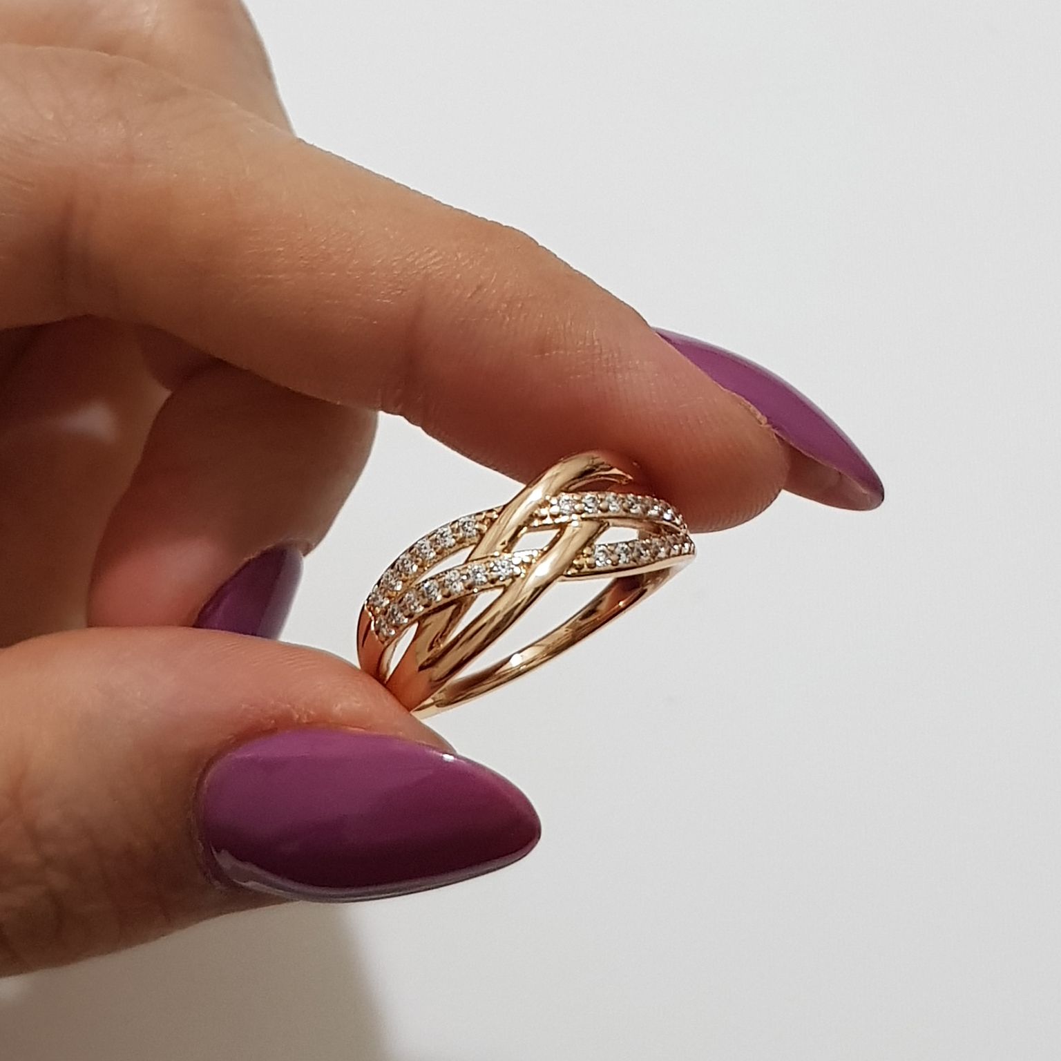 انگشتر زنانه ژوپینگ مدل نگینی 499 -  - 2