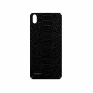 MAHOOT Black-Snake-Leather Cover Sticker for Lava Z51
