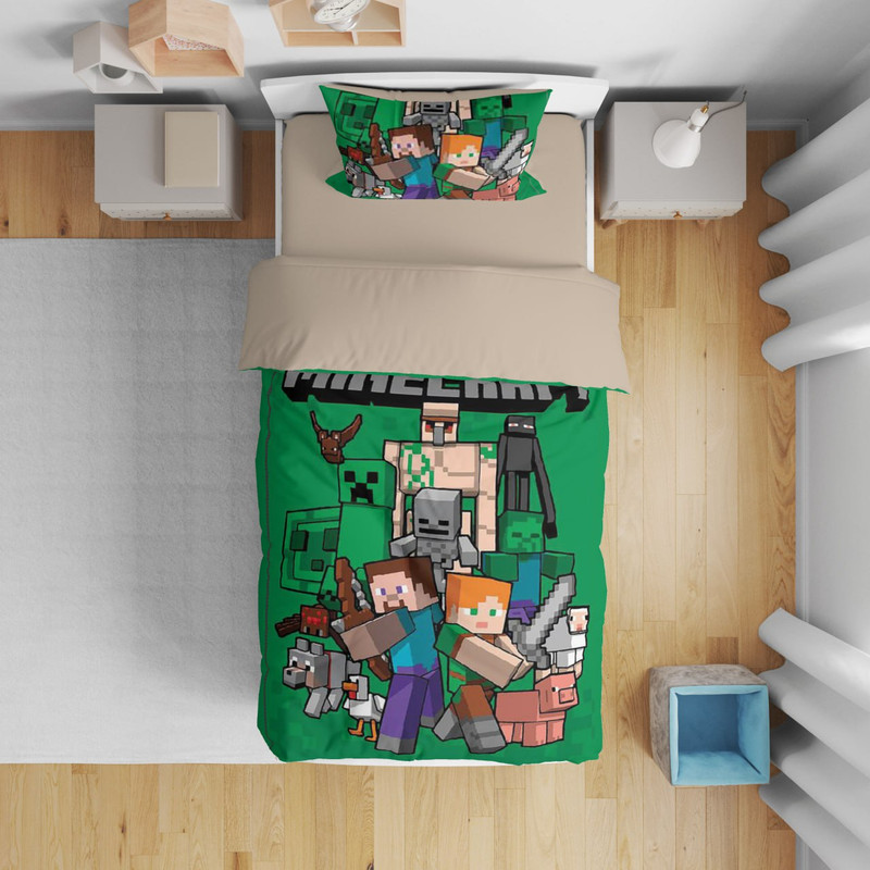 سرویس خواب مدل ماینکرافت Minecraft کد 04 یک نفره 5 تکه