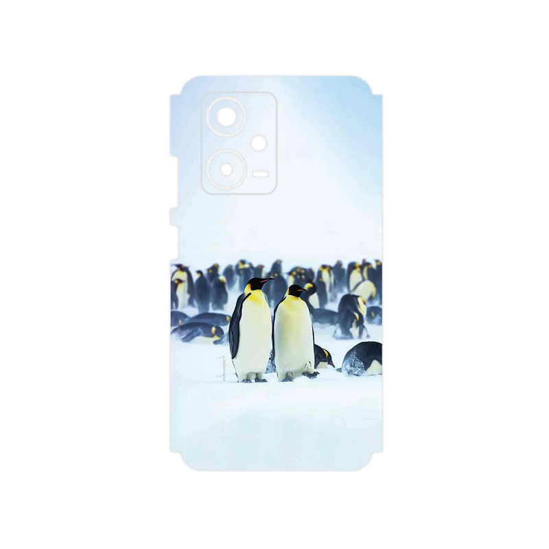 برچسب پوششی ماهوت مدل Penguin مناسب برای گوشی موبایل شیائومی Redmi Note 12 Pro Plus