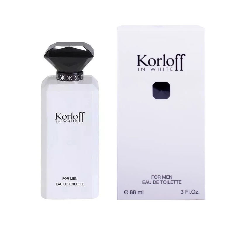 ادو تویلت مردانه کارلوف مدل IN WHITE با رایحه خنک حجم 88 میلی لیتر