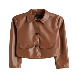 کت چرم زنانه ال سی وایکیکی مدل W5MF01Z8