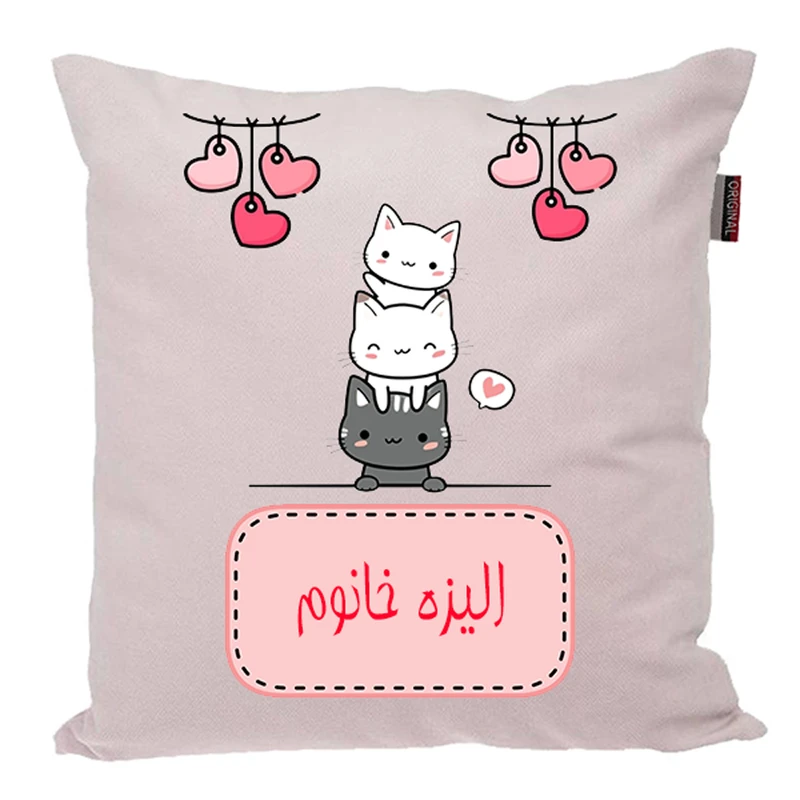 کوسن پاد آفرین مدل فانتزی اسم شخصی طرح دخترانه اسم الیزه کد p736