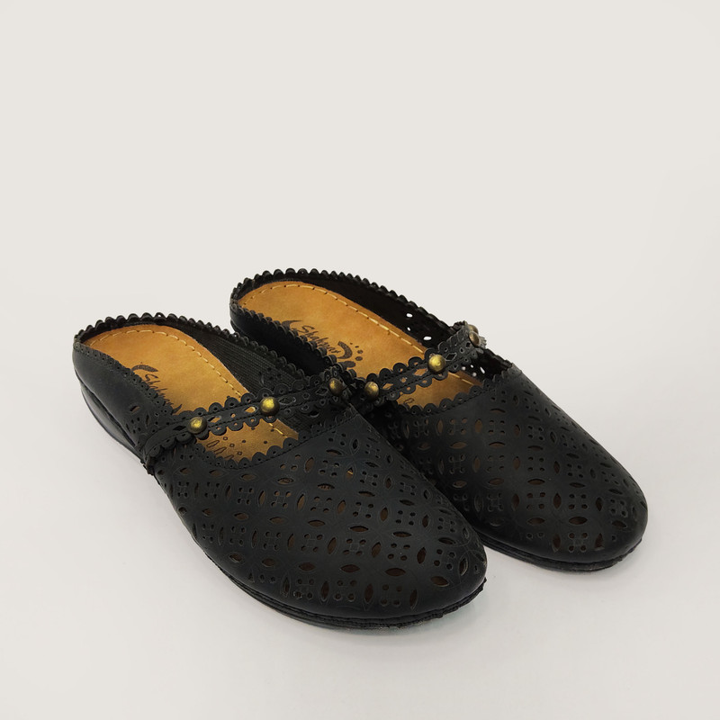 دمپایی زنانه شهپر مدل رویا کد Si-105-Bl