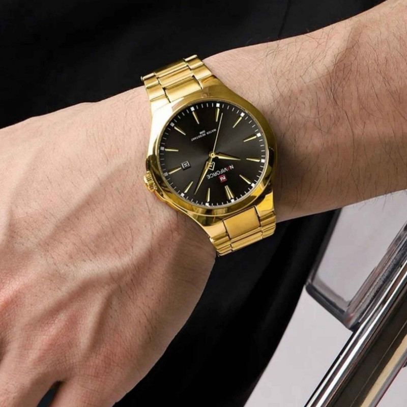 ساعت مچی عقربهای مردانه کوارتز نیوی فورس مدل NF9214