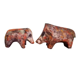 مجسمه طرح حیوانات گراز مدل P.G.046 مجموعه دو عددی