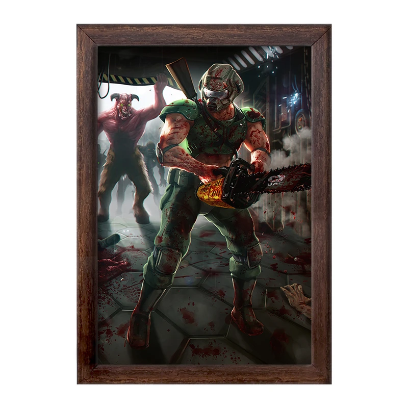 تابلو خندالو طرح بازی رستاخیز (Doom) کد 31383