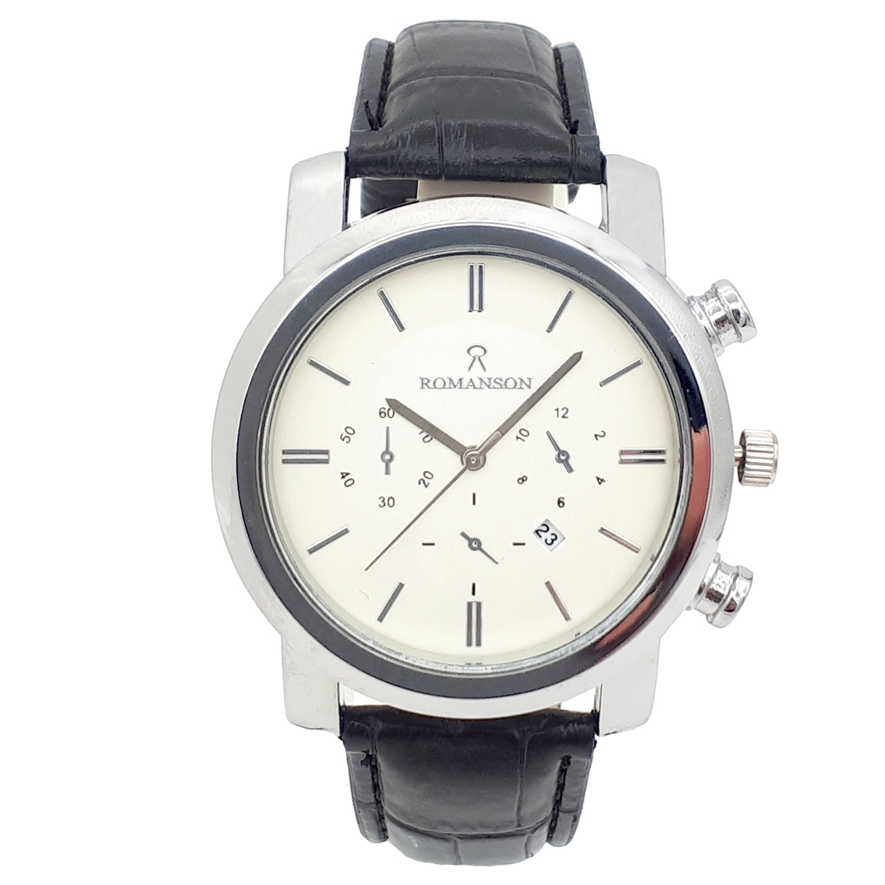 ست ساعت مچی عقربه ای زنانه و مردانه مدل تک موتور تاریخ دار کد RO-9545