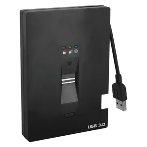 هارد اکسترنال آپریکورن مدل Aegis Bio 3 مجهز به حسگر اثرانگشت ظرفیت 1 ترابایت
