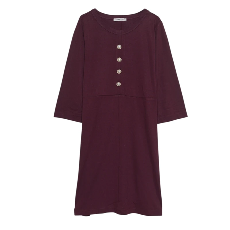 پیراهن یقه گرد زنانه ال سی وایکیکی مدل FLORANS