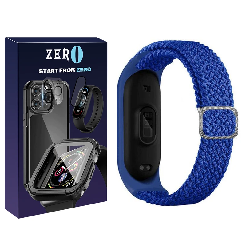 بند زیرو مدل Braided ZR مناسب برای ساعت هوشمند شیائومی Mi band 3/4/5/6/7